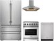 Thor Kitchen® 4 Piece Stainless Steel Gas Kitchen Package-0