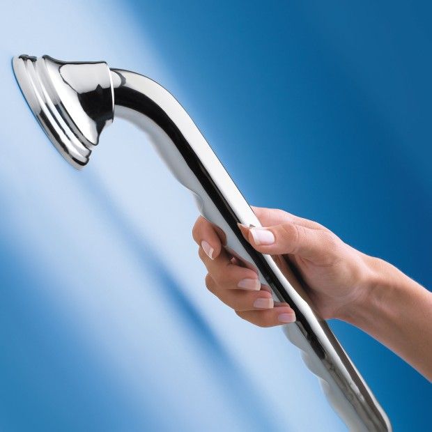 Moen® Moen Home Care Brushed Nickel 24" Designer Grab Bar-2