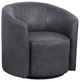Fairfield® The Leather Reserve Graham Night Swivel Chair-0