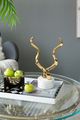 A & B Home Gold Horn Sculpture-5