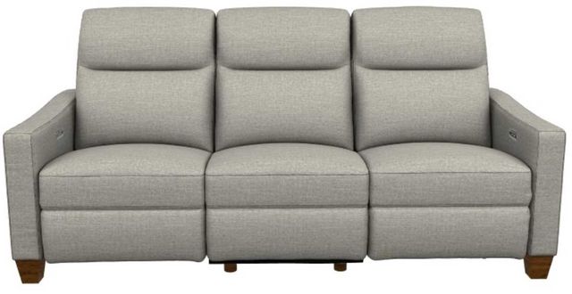 La-Z-Boy® Quinault Gray Power Reclining Sofa with Headrest-1