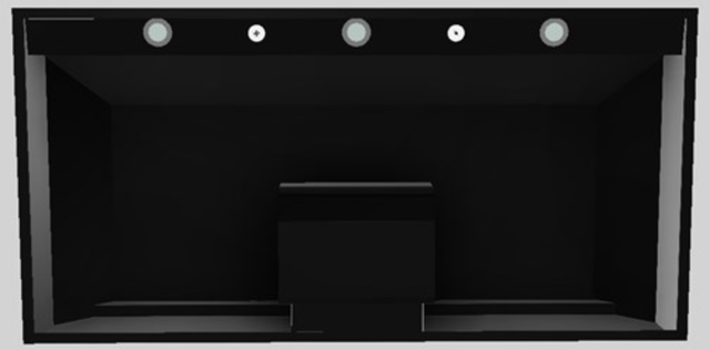 Vent-A-Hood® Designer Series 48" Black Wall Mounted Range Hood-1