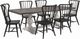 Liberty Furniture River Place 7-Piece Riverstone White/Tobacco Dining Trestle Table Set-0