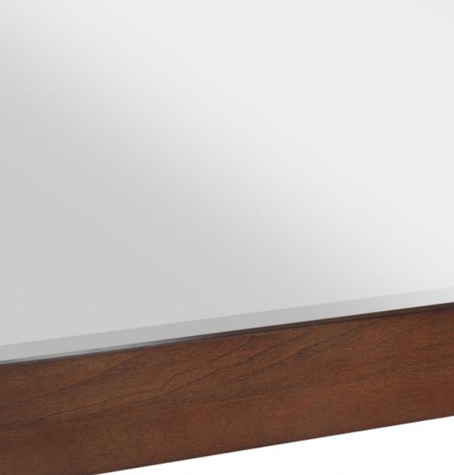Meridian Furniture Monad Walnut Mirror-4