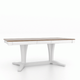 Canadel Customizable Gourmet 76" VR Base Dining Table with One Removable Leaf-3