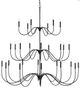 Currey & Company Tirrell Antique Black Large Chandelier-0