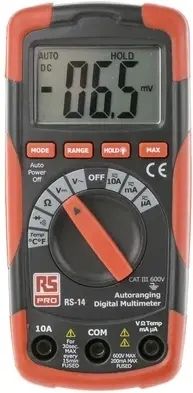 RadioShack Compact Digital Multi-meter CATIII 600V-0