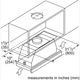 Bosch 500 Series 36" Stainless Steel Pull-Out Under Cabinet Range Hood-2
