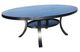 CabanaCoast® Monaco Aluminum 98"x68" Outdoor Round Dining Table-0