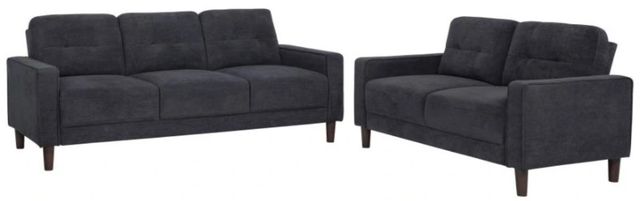 Coaster® Bowen II 2-Piece Steel Gray Upholstered Sofa Set-0