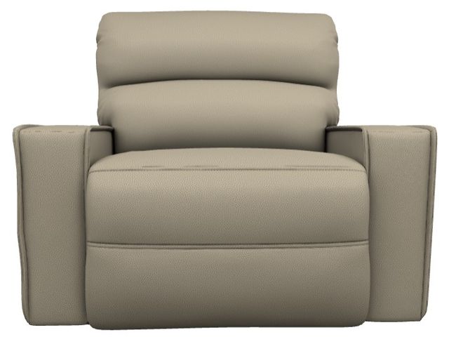 La-Z-Boy® Maddox Sand Power Reclining Chair and a Half with Headrest and Lumbar-1