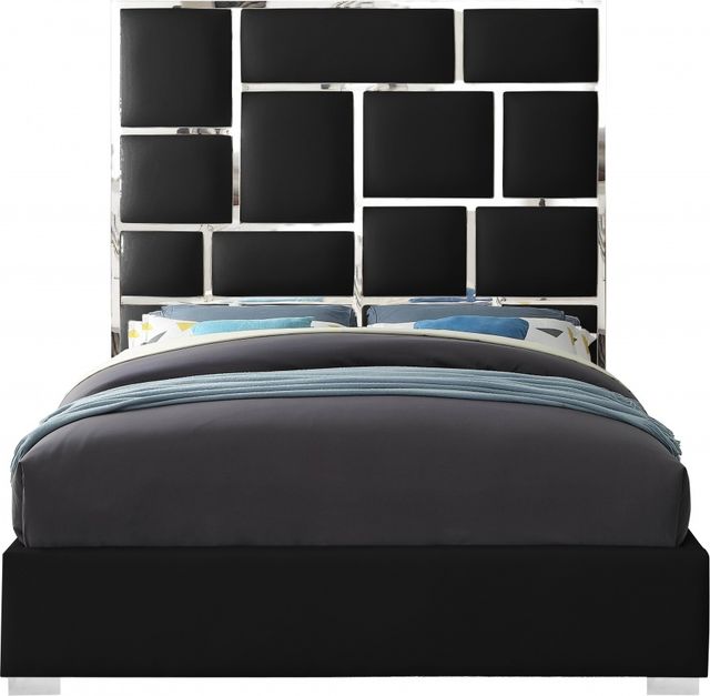 Meridian Furniture Milan Black Queen Bed-1