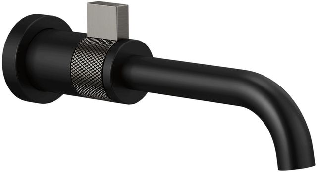 Brizo Litze® Brilliance® Luxe Steel®/Matte Black Wall Mount Lavatory-0