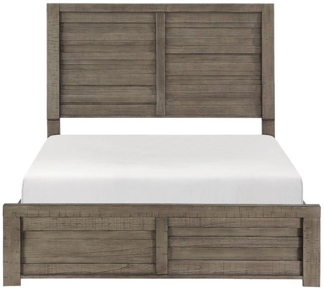 Homelegance® Longview Gray Queen Panel Bed-1