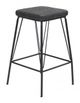 Zuo Modern Samuel Vintage Black Counter Stool-2