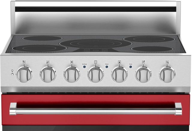 Viking® 3 Series 30" San Marzano Red Freestanding Electric Range-1