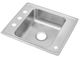 Elkay Lustertone® Classic Lustrous Satin Stainless Steel Single Bowl Drop-In Classroom Sink-0