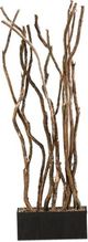 D&W Silks Artificial Dragon Wood Screen 7'-0