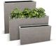 Le Present Betona Box Grey 20" Planter-2