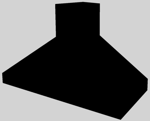 Vent-A-Hood® 48" Black Euro-Style Wall Mounted Range Hood-4