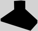 Vent-A-Hood® 48" Black Euro-Style Wall Mounted Range Hood-4