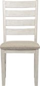 Signature Design by Ashley® Skempton Distressed Grayish White Upholstered Dining Side Chair-1