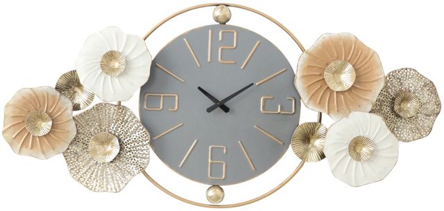 Classy Living Floral Wall Clock-0