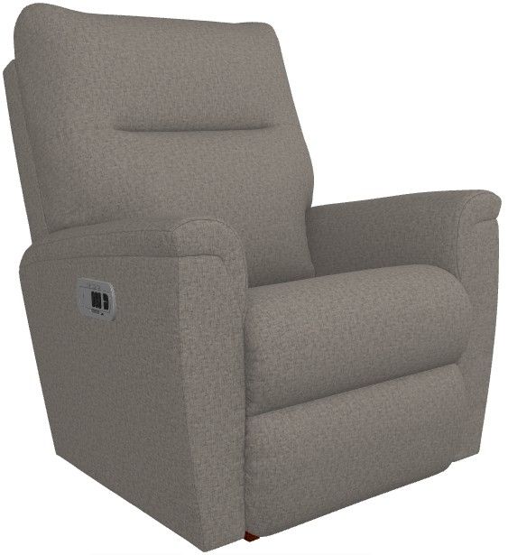 La-Z-Boy® Norton Pewter Power Rocking Recliner with Headrest and Lumbar-0
