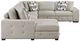 Homelegance® Raife 4-Piece Taupe Left-Arm Facing Sectional and Chaise-3