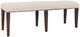 Jofran Inc. Fairview Beige/Oak Backless Dining Bench-0