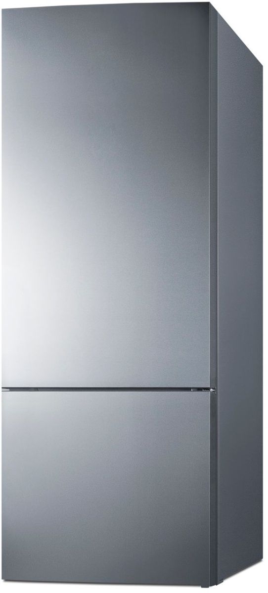 Summit® 28 in. 14.6 Cu. Ft. Stainless Steel Counter Depth Bottom Freezer Refrigerator-3