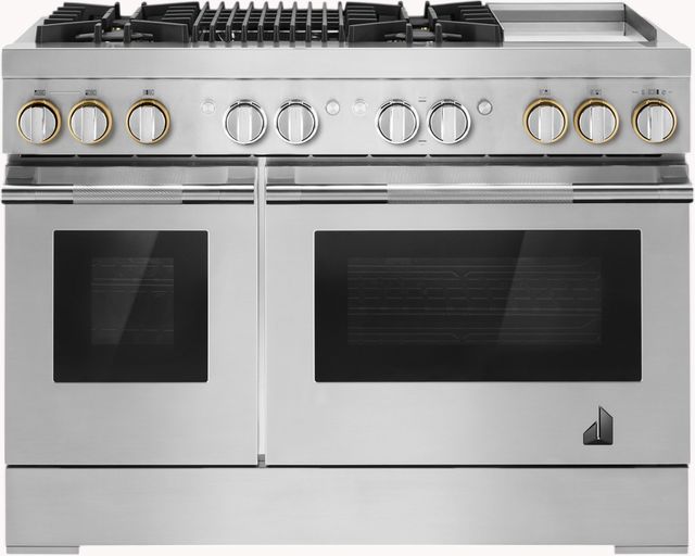 JennAir® RISE™ 48" Stainless Steel Pro Style Dual Fuel Range-0