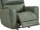 Leather Italia™ Cambria Ladero Sage Moss Power Glider Recliner-1