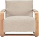 Moe's Home Collection Eckersley Beige Faux Shearling Lounge Chair-1