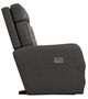 La-Z-Boy® Lennon Charcoal Leather Power Rocking Recliner with Headrest-2