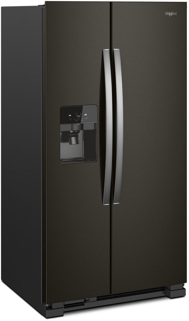 Whirlpool® 36 in. 24.6 Cu. Ft. Fingerprint Resistant Black Stainless Side-by-Side Refrigerator-2