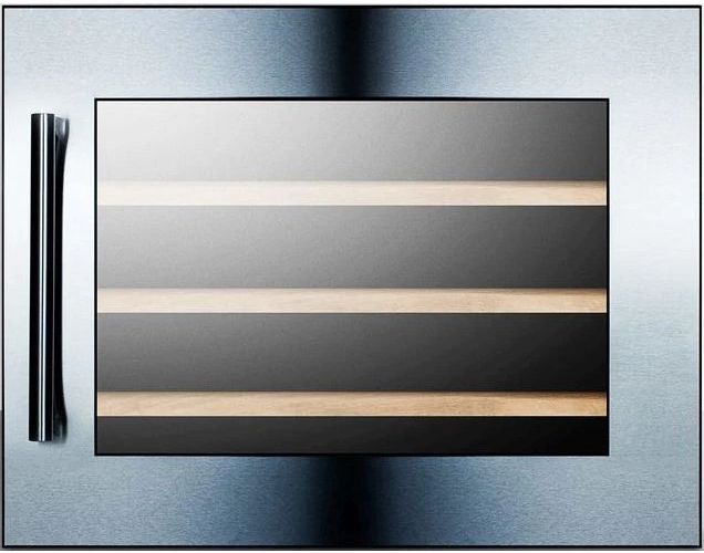 Summit® 23" Stainless Steel Built-In Integrated Wine Cooler-0