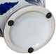 A & B Home Blue/White Magnolia Pattern Accent Vase-3