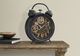 Monarch Specialties Inc. Brown 12" Round Table Clock with Standard Numbers on Gear Mechanism-2