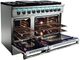 VEZENI Reminiscia 48" Stainless Steel Pro Style Dual Fuel Range-4