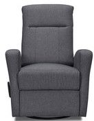 Mazin Furniture Gage Dark Gray Glider Recliner Chair-1