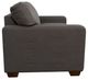 La-Z-Boy® Shiloh Greystone Leather Chair and a Half-3