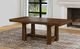 A-America® Cortez Saddle Brown Trestle Table-2