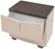 Michael Amini® Fantosini Silver Leaf Nightstand-4