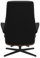 Stressless® by Ekornes® Customizable View Small Manual Recliner and Ottoman with Cross Base-4