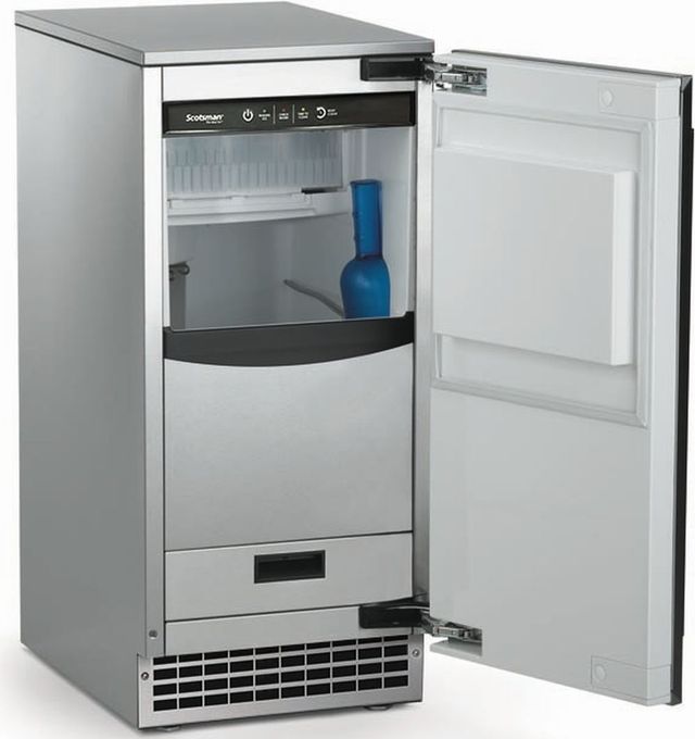 Scotsman® Brilliance® 15" 65 lb. Stainless Steel Ice Maker-3