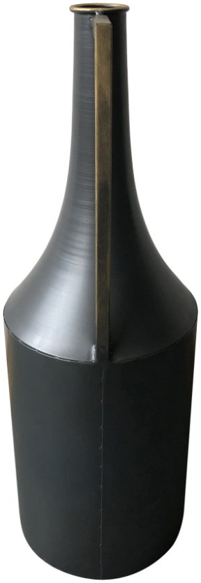 Moe's Home Collection Primus Black Metal Vase-1