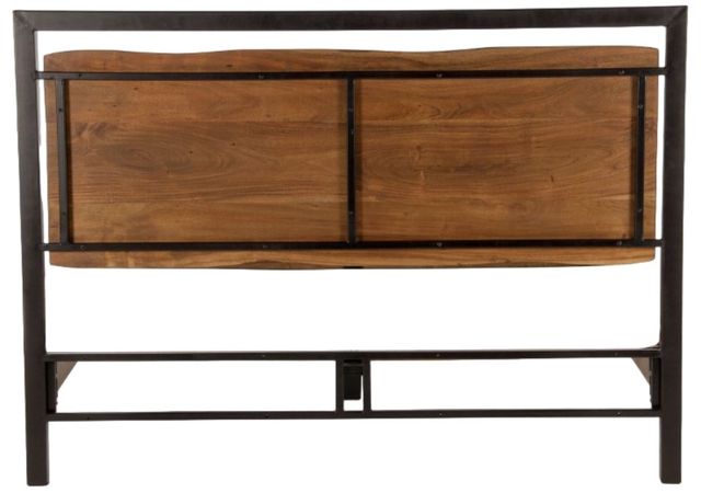 Home Trends & Design Aspen Walnut Queen Panel Bed-3