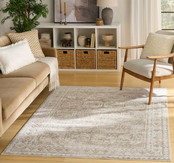 Nourison Home™ Dekor Ivory/Taupe Indoor 5'x7' Area Rug-1