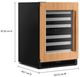 KitchenAid® 24" 4.97 Cu. Ft. Panel Ready Wine Cooler -2